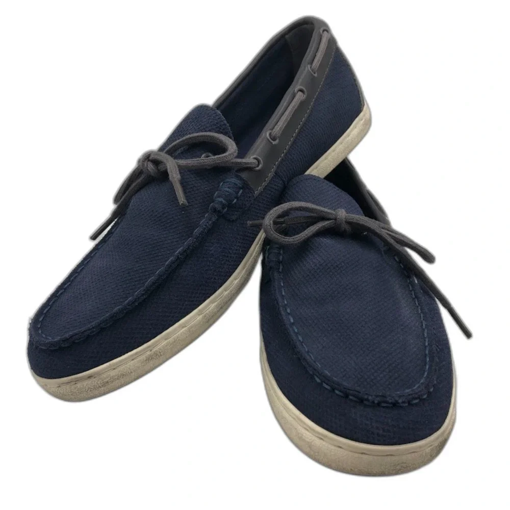 Cole Haan Men's Blue Loafers Slip On Shoes Pinch Maine Classic 10.5M Preppy